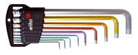 WIHA 9-tlg. Sechskant-Kugelkopf Stiftschlüsselsatz farbcodiert 1,5-10 mm