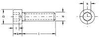 M 2,0; 4 mm - Zylinderschraube mit Innensechskant,...