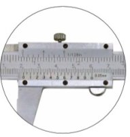 150 mm Taschenmessschieber Nonius 0.05 mm S-Stahl Feststellschraube