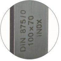 Kontrollwinkel 150x100 mm, DIN 875/0, INOX