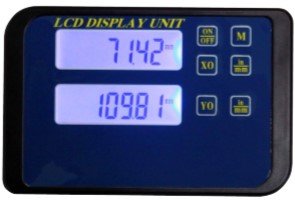 LCD-Anzeigeeinheit, 2-zeilig, RB5, mit Magnet