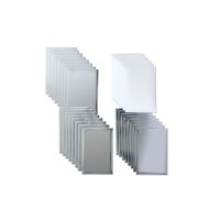 Transfer Foil Sheets Silver 10x15cm (24pcs) (2008713)