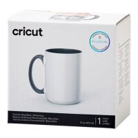 Beveled Ceramic Mug Blank White/Grey 425ml (2009330)