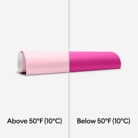 Color-Changing Vinyl Permanent Cold-Activated Light Pink...