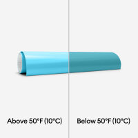 Color-Changing Vinyl Permanent Cold-Activated Light Blue...