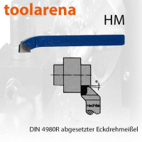 DIN 4980R - 8x8 HM abgesetzter Eckdrehmeißel, Hartmetall, P30