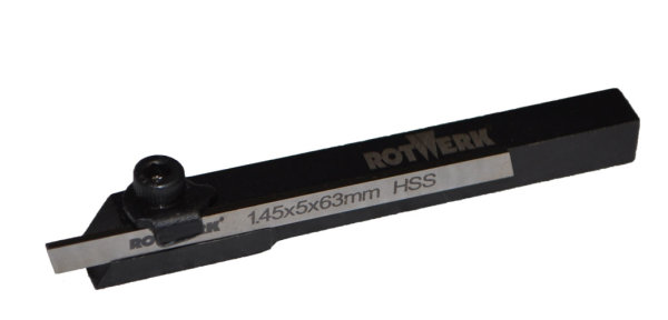 Abstechhalter 8x8 mm mit 1,5 mm HSS-Klinge für Rotwerk Drehmaschinen 